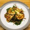 Lentils with Grilled Halloumi