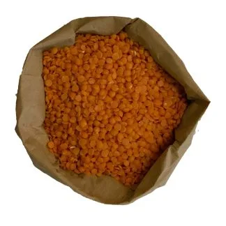 Organic red lentils