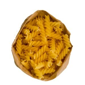 Organic white fusilli pasta