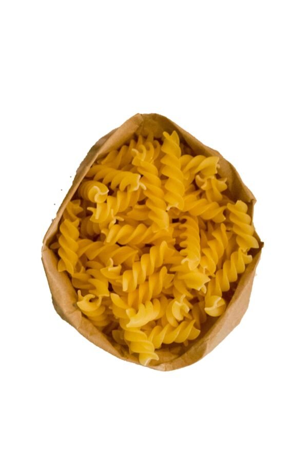 Organic white fusilli pasta
