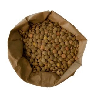 Organic green lentils