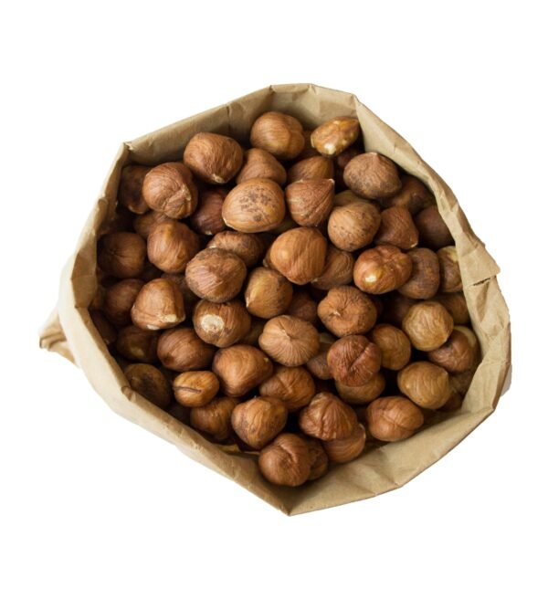 Organic Hazelnuts sold loose