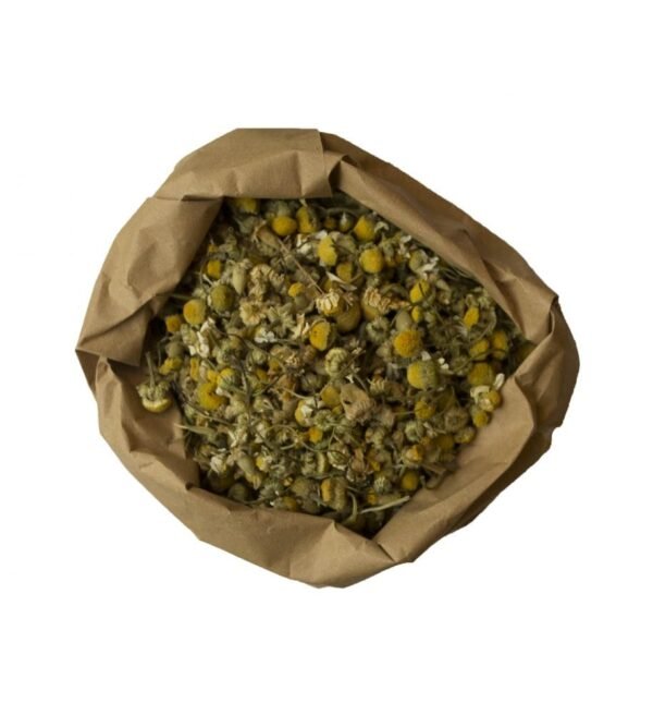 Organic chamomile blossom tea
