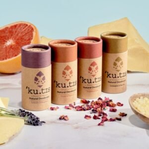 Kutis natural deodorant - plastic free and vegan 14 Kutis Natural Deodorant - 4 varieties