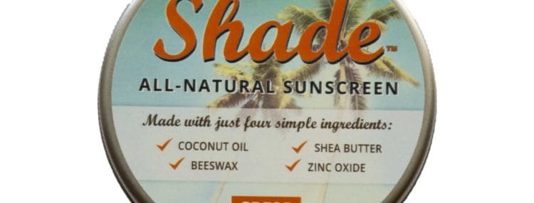 Shade natural sunscreen