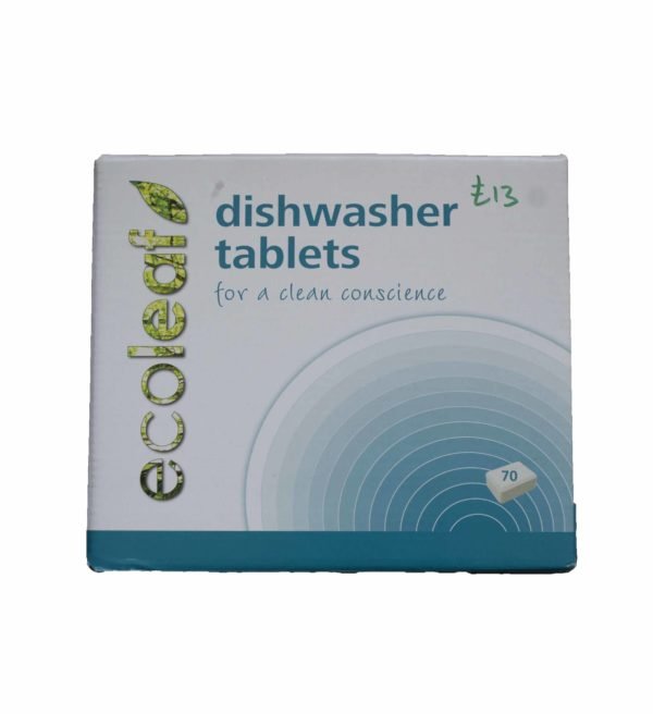 Dishwash tablets front of box