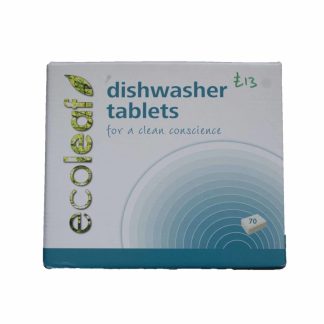 Dishwash tablets front of box