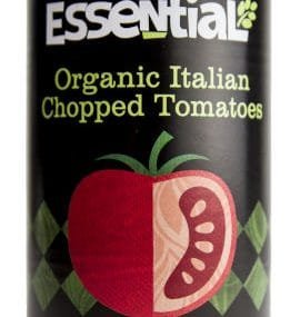 Organic tinned tomatoes chopped – 400g tin