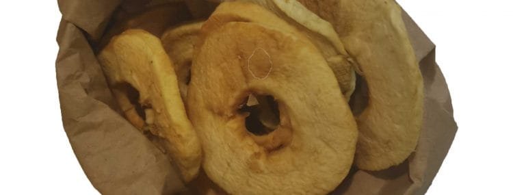 Organic apple rings