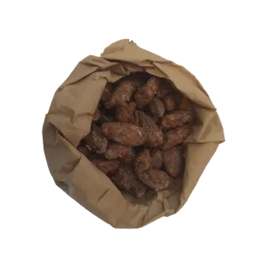 Caramelised almonds