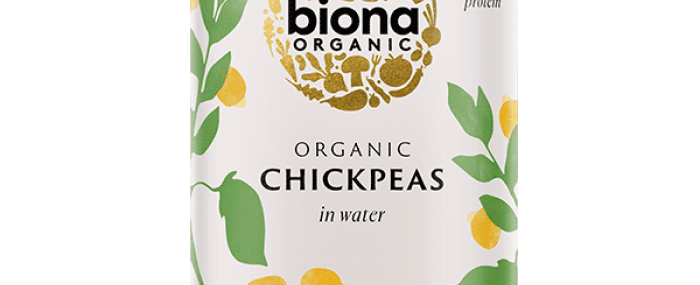 Organic chickpeas – 400g tin