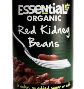 Organic red kidney beans – 400g tin