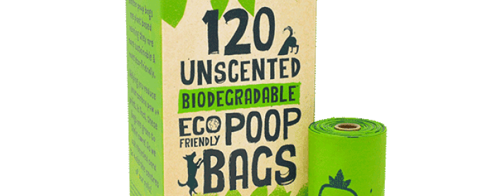 Biodegradable dog poo bags