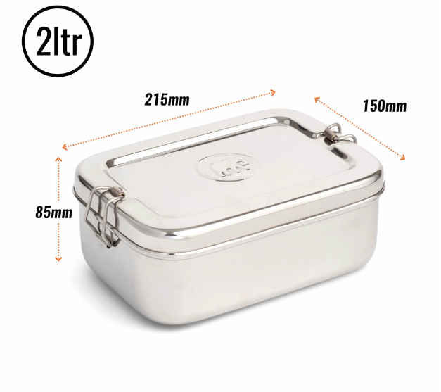 Stainless Steel Lunch Box Natural Weigh Zero Waste Shop