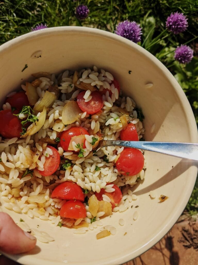 Refreshing Orzo Salad - Natural Weigh - Zero Waste Shop