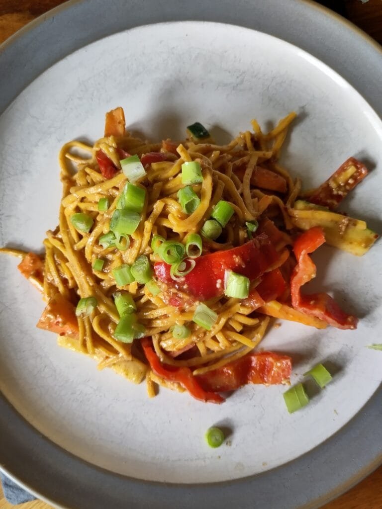 Super Quick Satay Noodles