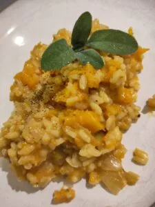 Butternut squash risotto