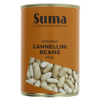 Organic cannellini beans tin