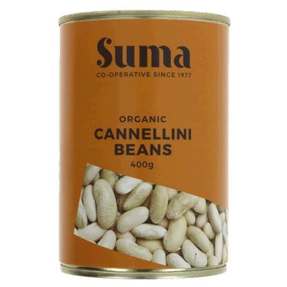 Organic cannellini beans tin