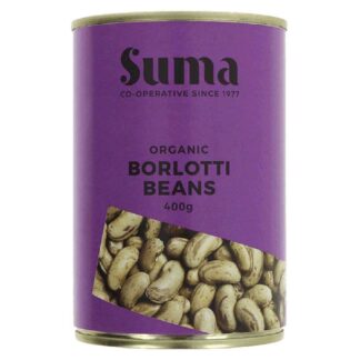 Organic borlotti beans – 400g tin Tins, Jars & Bottles