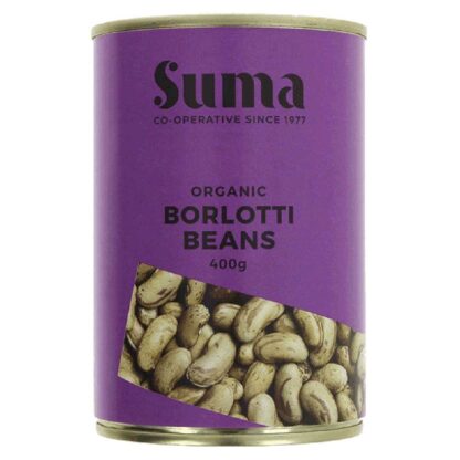 Organic borlotti beans - 400g tin