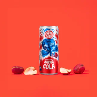 Karma Cola can front