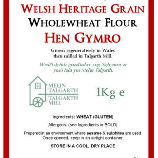 Hen Gymro Welsh Heritage Grain Wholewheat Flour – 1KG bag Baking Ingredients baking Hen Gymro Welsh Heritage Grain Wholewheat Flour