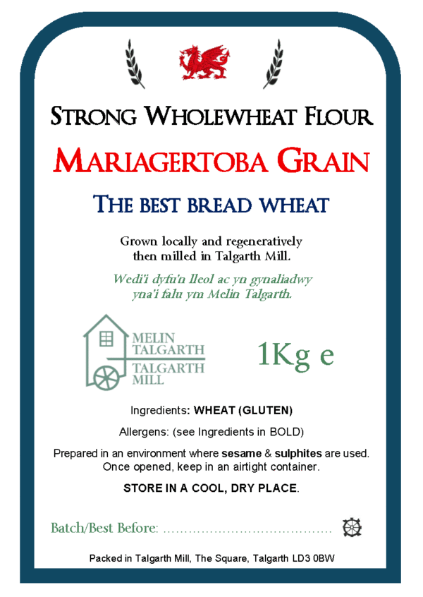 Mariagertoba strong wholewheat flour