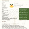 Natural Weigh Gluten Free Christmas Cake Recipe Card
