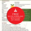 Free Download of Gluten Free Christmas Cake Recipe with every kit order