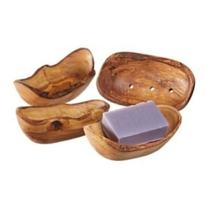 Olive wood soap dish - Image 2
