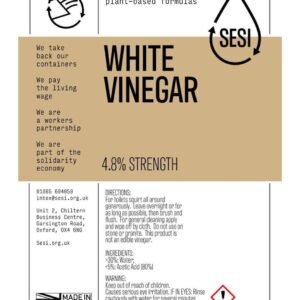 White vinegar - per kg (litre) Available in store only