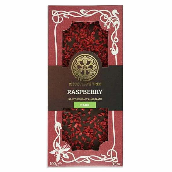 Chocolate Tree Raspberry chocolate bar