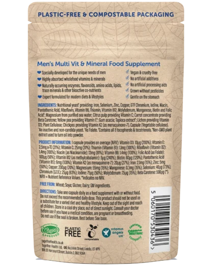 Together Health Men's Multi pack back