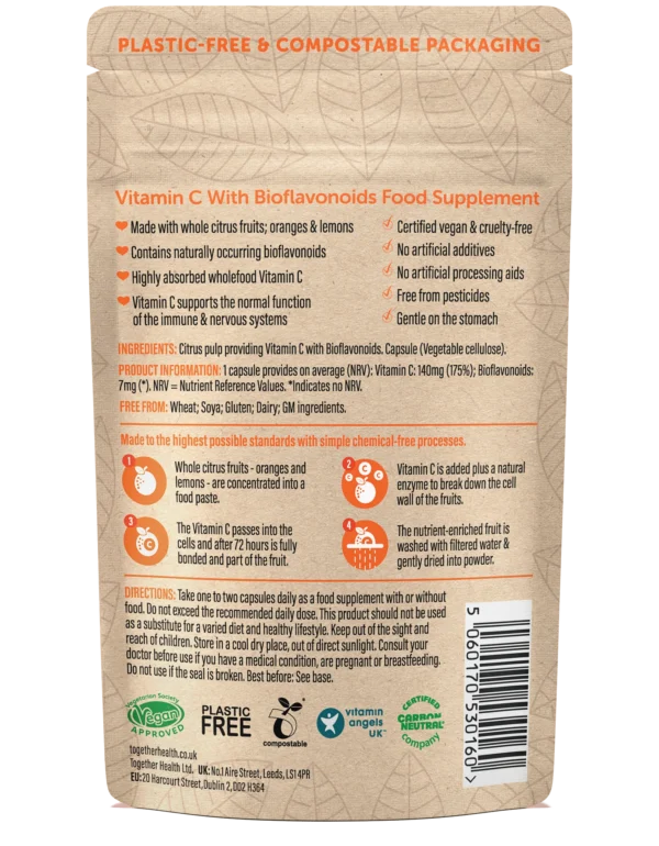 Together Health Vitamin C pack back
