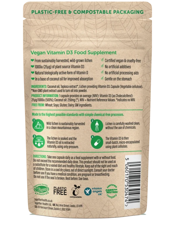 Together Health Vitamin D3 back