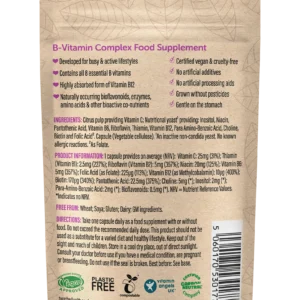Together Health B Complex pack back
