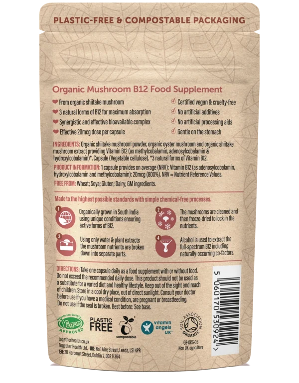 Together Health Vitamin B12 pack back