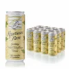 Cans of wild elderflower presse