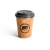 Elephant coffee cups - this one with black lid
