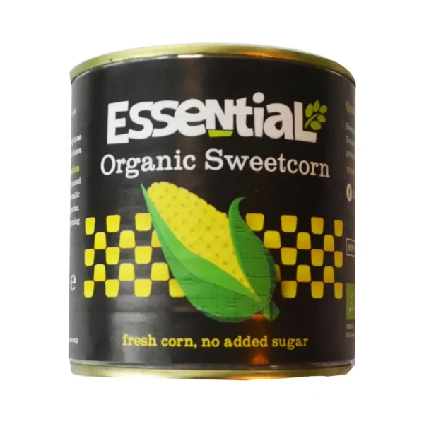Essential organic sweetcorn - 340g tin