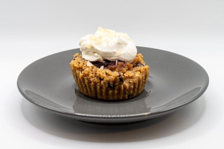 Bakewell cookie cup