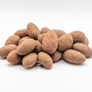 Dark chocolate almonds