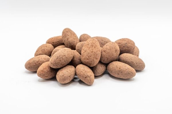 Dark chocolate almonds