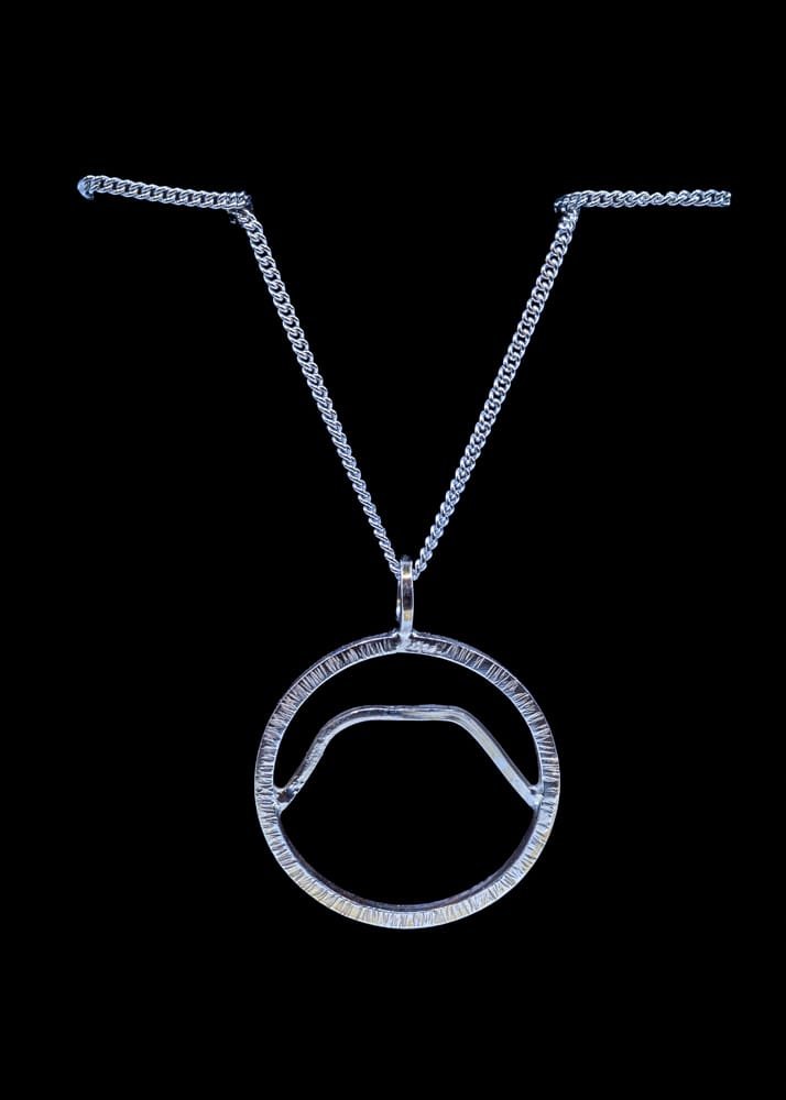 Blorenge Mountain necklace Gifts Blorenge Mountain necklace on black background