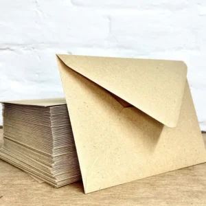 Recycled kraft envelope