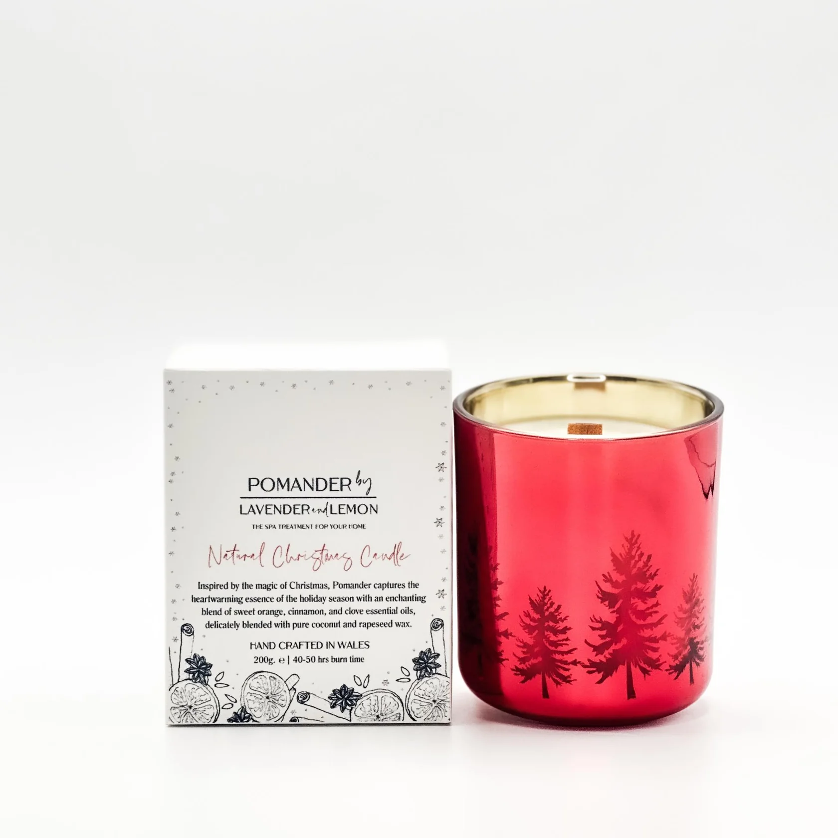 Pomander Christmas Trees Candle Candles Christmas gifts Pomander Christmas Trees Candle and box