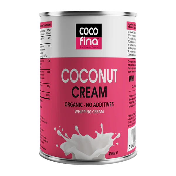 Cocofina Organic Coconut Cream – 400ml tin Tins, Jars & Bottles coconut Cocofina Organic Coconut Cream – 400ml tin
