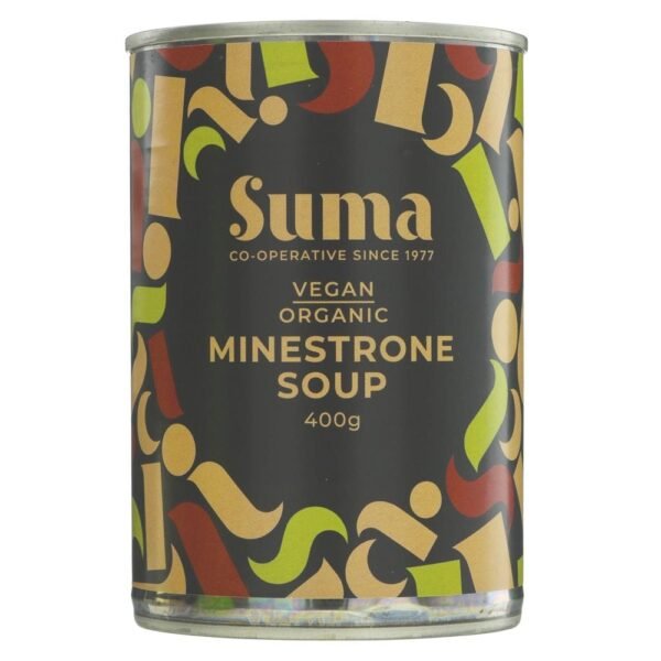 Suma Minestrone Soup - front label