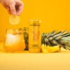 Pineapple & Mango Kombucha serving